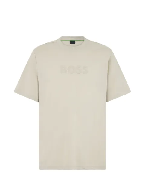 BOSS logo-embossed T-shirt