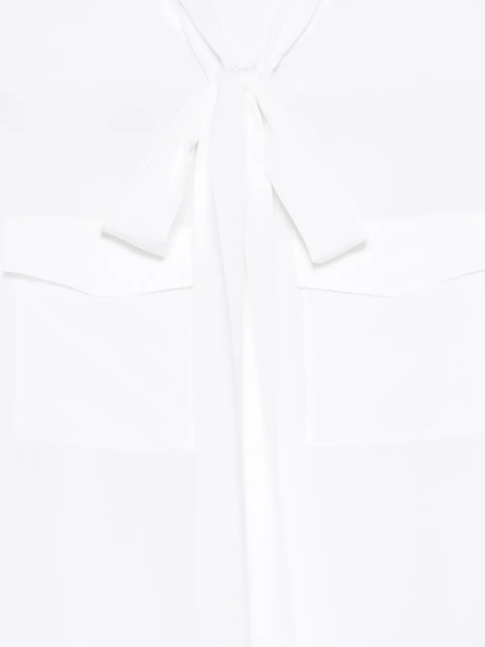  7 For All Mankind Tie-neck Blouse - White 
