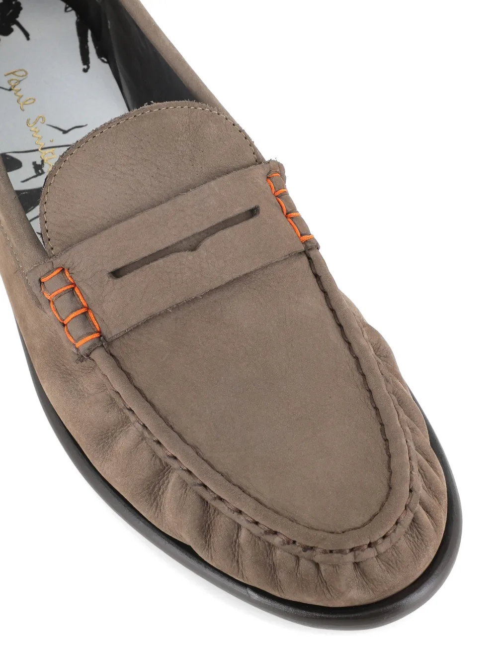 Paul Smith Leren loafers Bruin