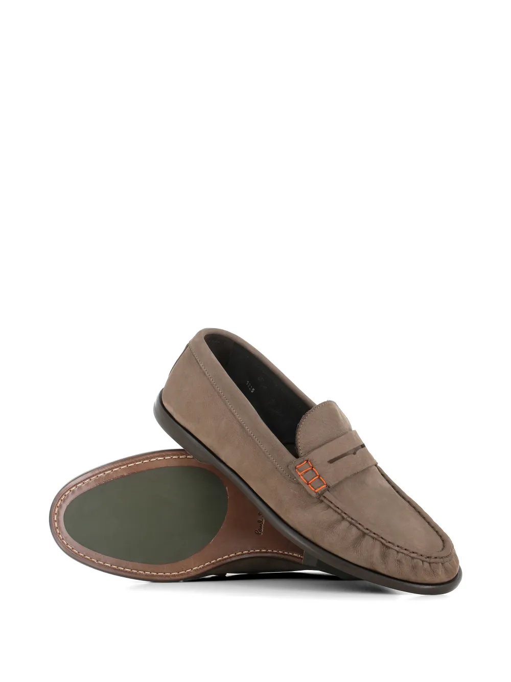 Paul Smith Leren loafers Bruin