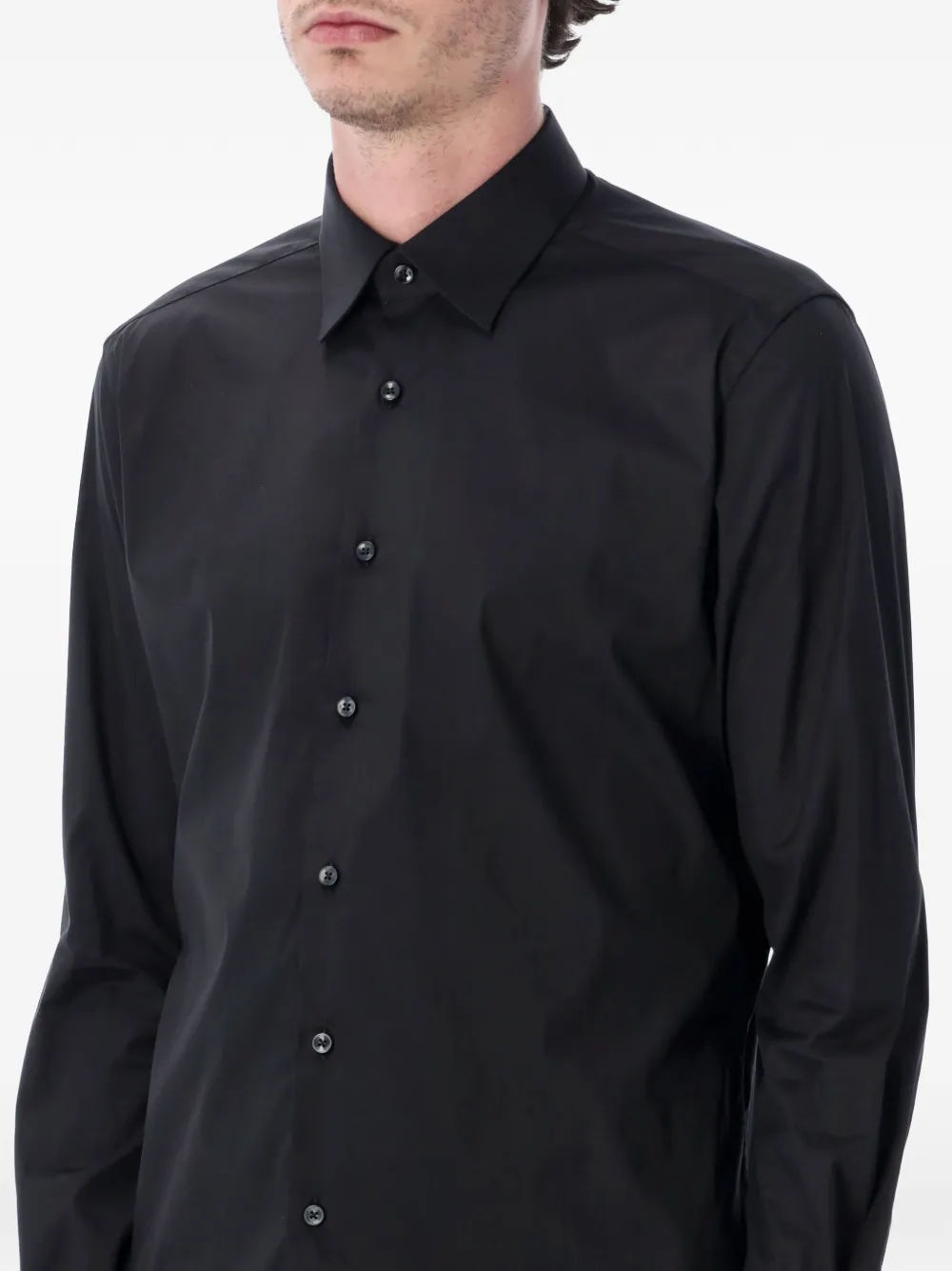  Xacus Tailor Button-up Shirt - Black 
