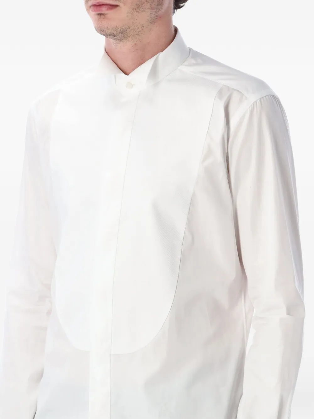 Xacus Tailor Plastron overhemd Wit