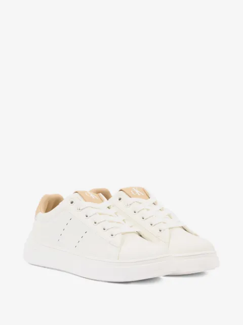 Calvin Klein Kids sneakers med kontrastfarvet hæl