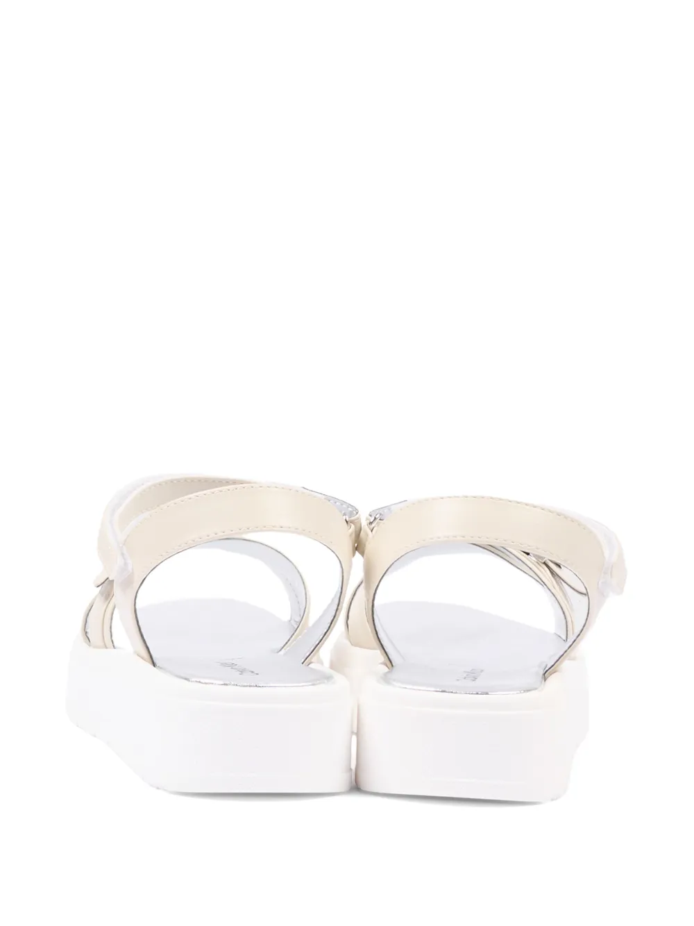  Calvin Klein Kids Buckle-strap Sandals - Neutrals 