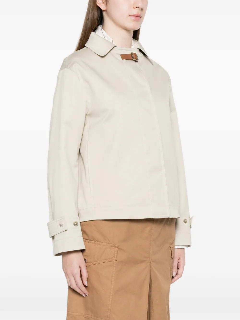  Herno Buckle Jacket - Neutrals 