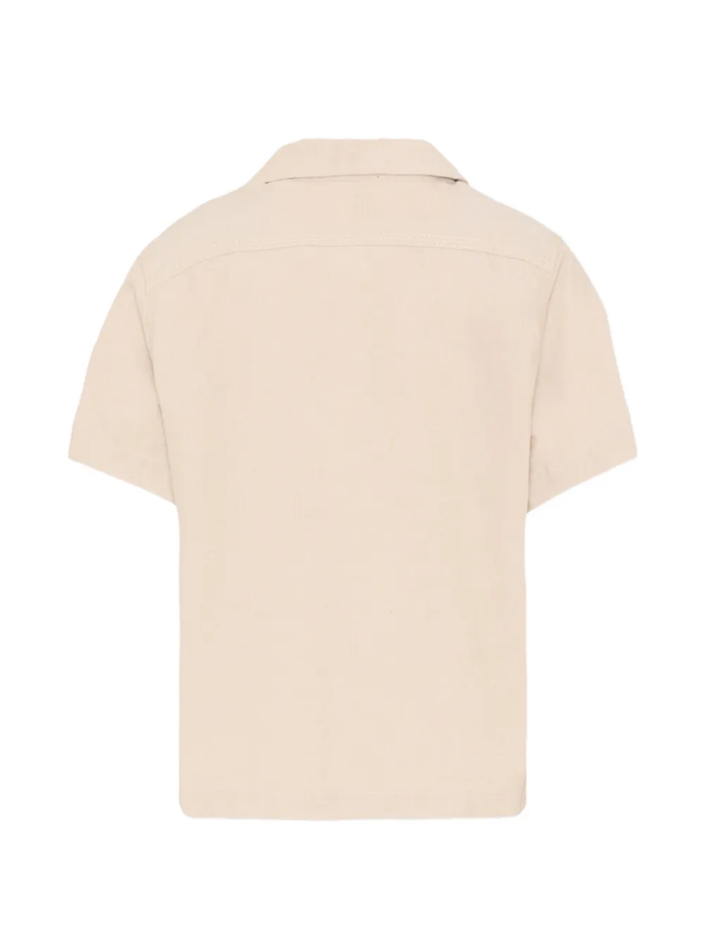 Diesel Kids Shirt met korte mouwen en zak Beige