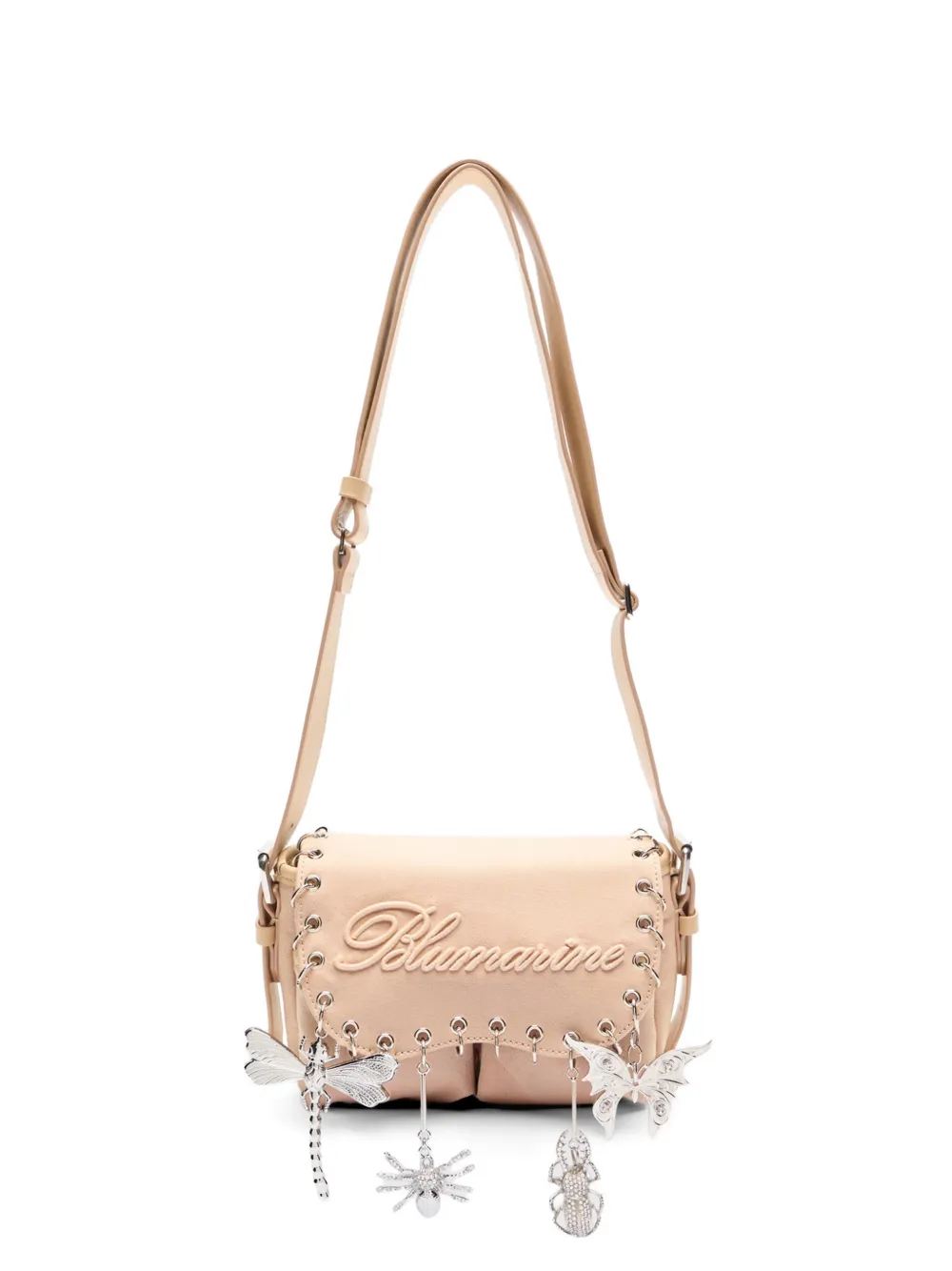 Blumarine embellishment shoulder bag - Toni neutri