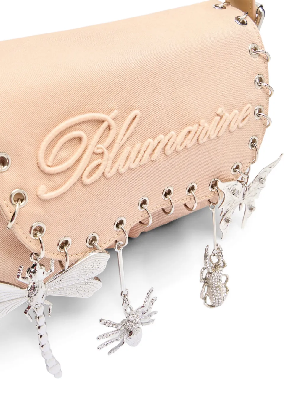 Blumarine Verfraaide schoudertas Beige