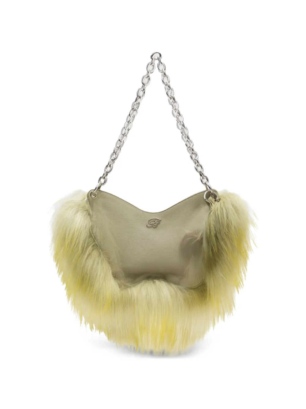 Blumarine Borsa a spalla con design a farfalla - Verde