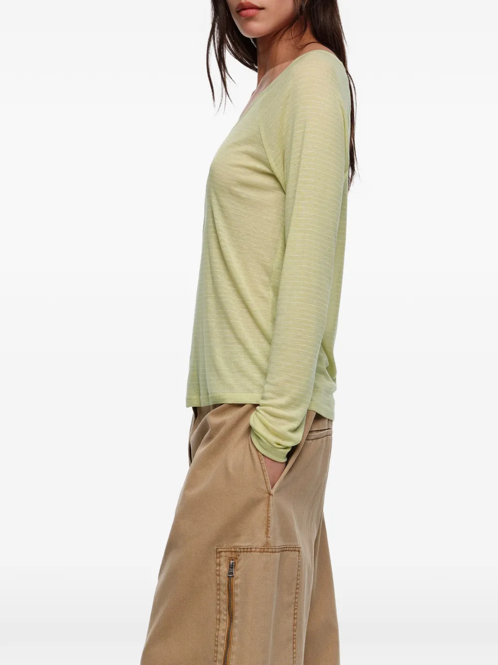 Bimba y Lola Top met lange mouwen Groen