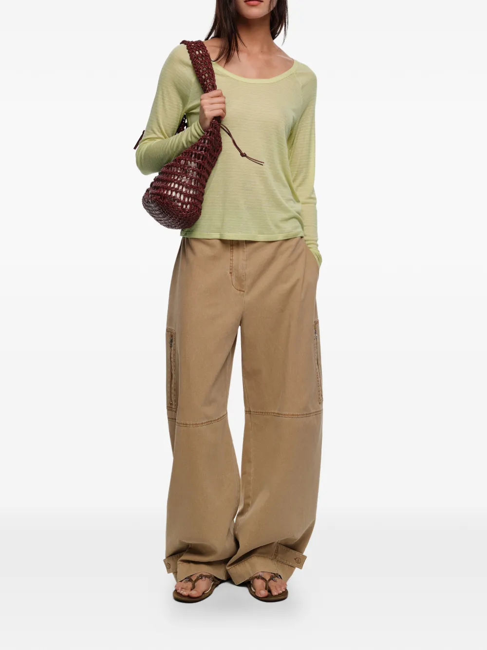  Bimba Y Lola Long-sleeve Top - Green 