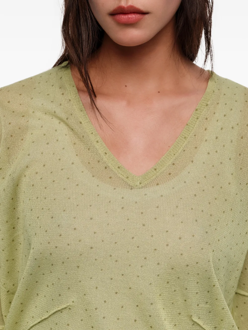 BIMBA Y LOLA Top met V-hals Groen