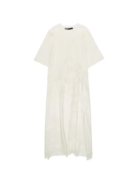 Bimba y Lola lace-trim midi dress