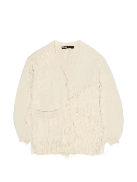 Bimba y Lola fringed V-neck cardigan