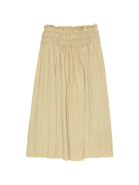 Bimba y Lola — polka-dot elasticated-waistband midi skirt