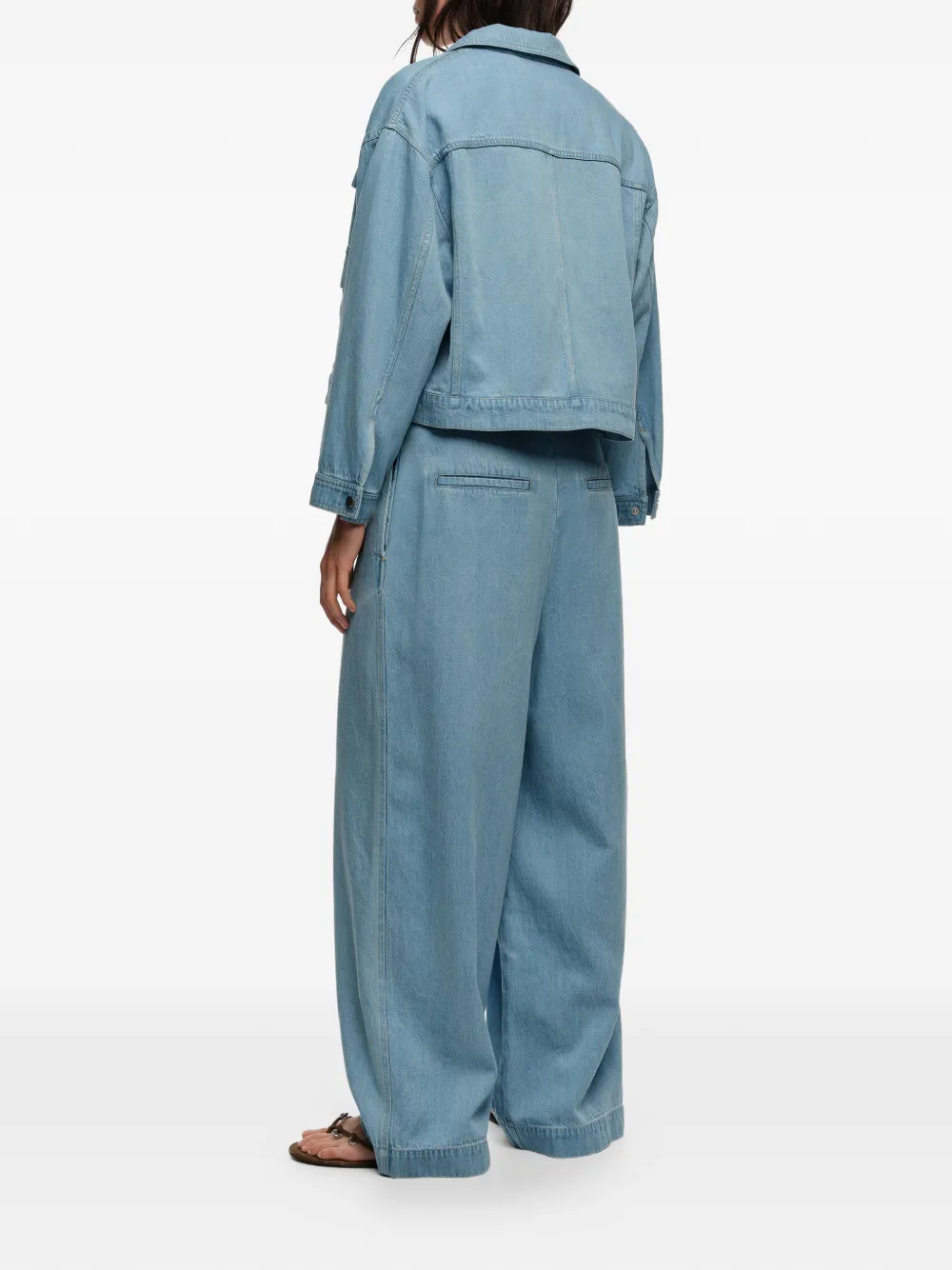  Bimba Y Lola Pleated Trousers - Blue 