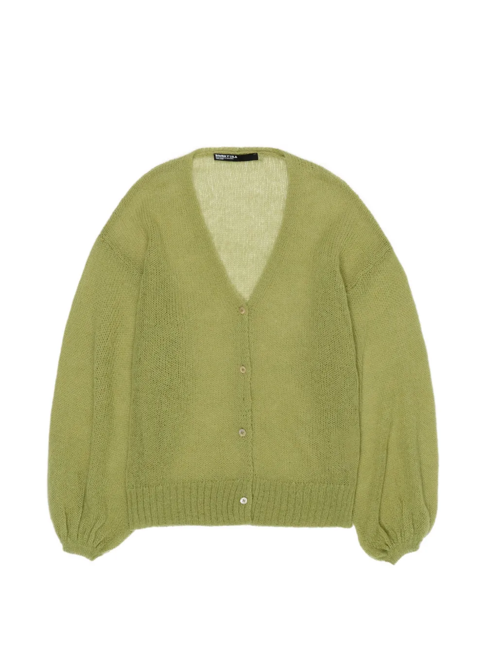 Bimba y Lola Cardigan con maniche a palloncino - Verde