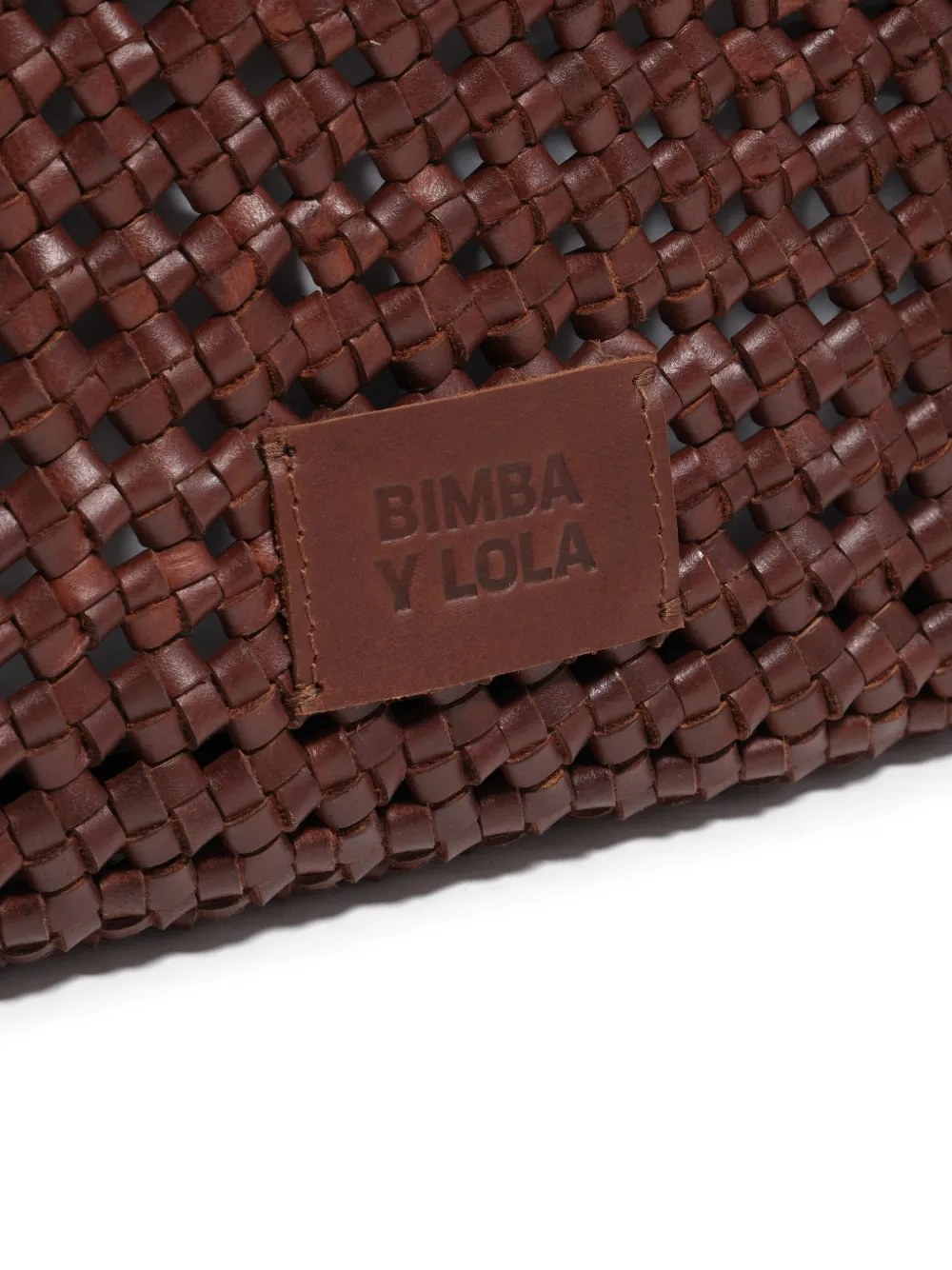 BIMBA Y LOLA Leren shopper Bruin