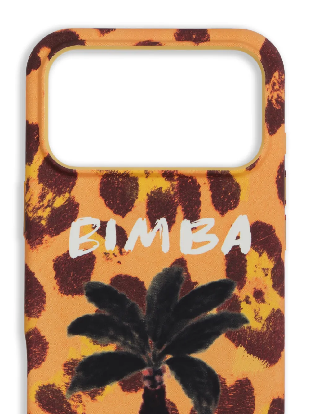  Bimba Y Lola Iphone 17 Pro Max Animal-print Phone Case - Yellow 