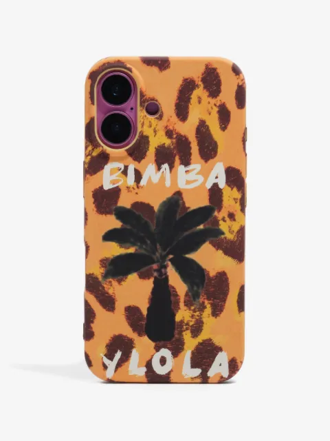 Bimba y Lola Iphone 15 animal-print phone case