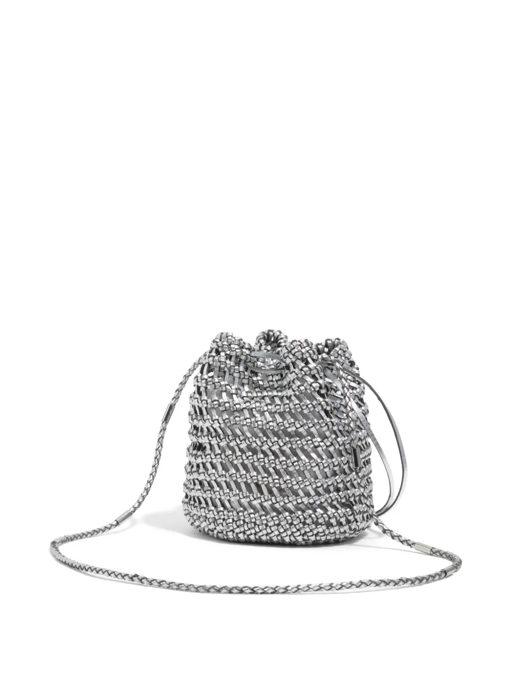 BIMBA Y LOLA Geweven mini-tas Zilver