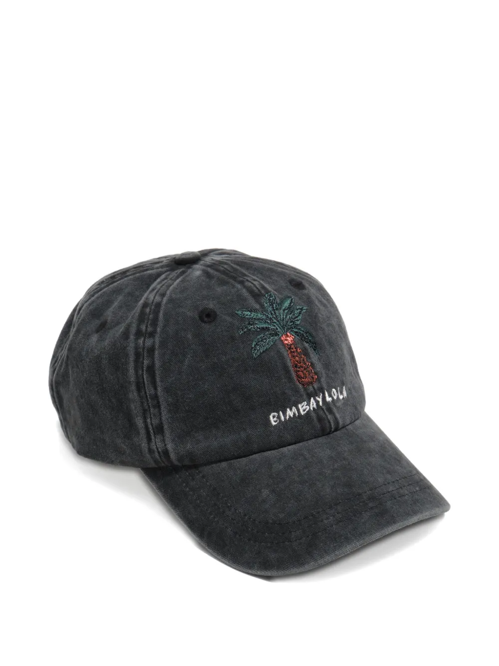 Bimba y Lola Cappello da baseball con ricamo - Nero