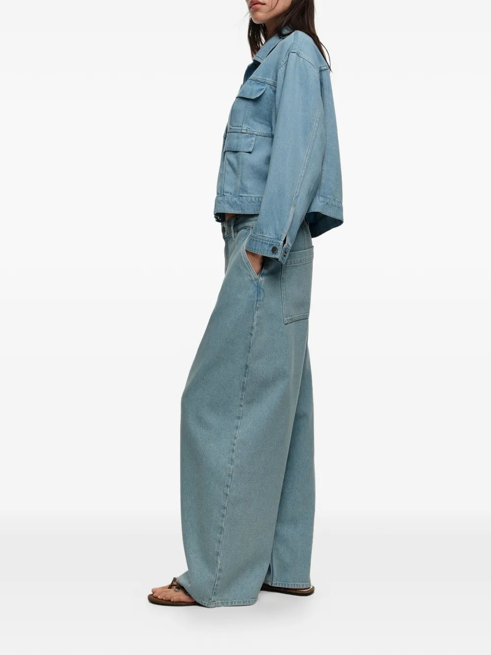  Bimba Y Lola Pocket Trousers - Blue 