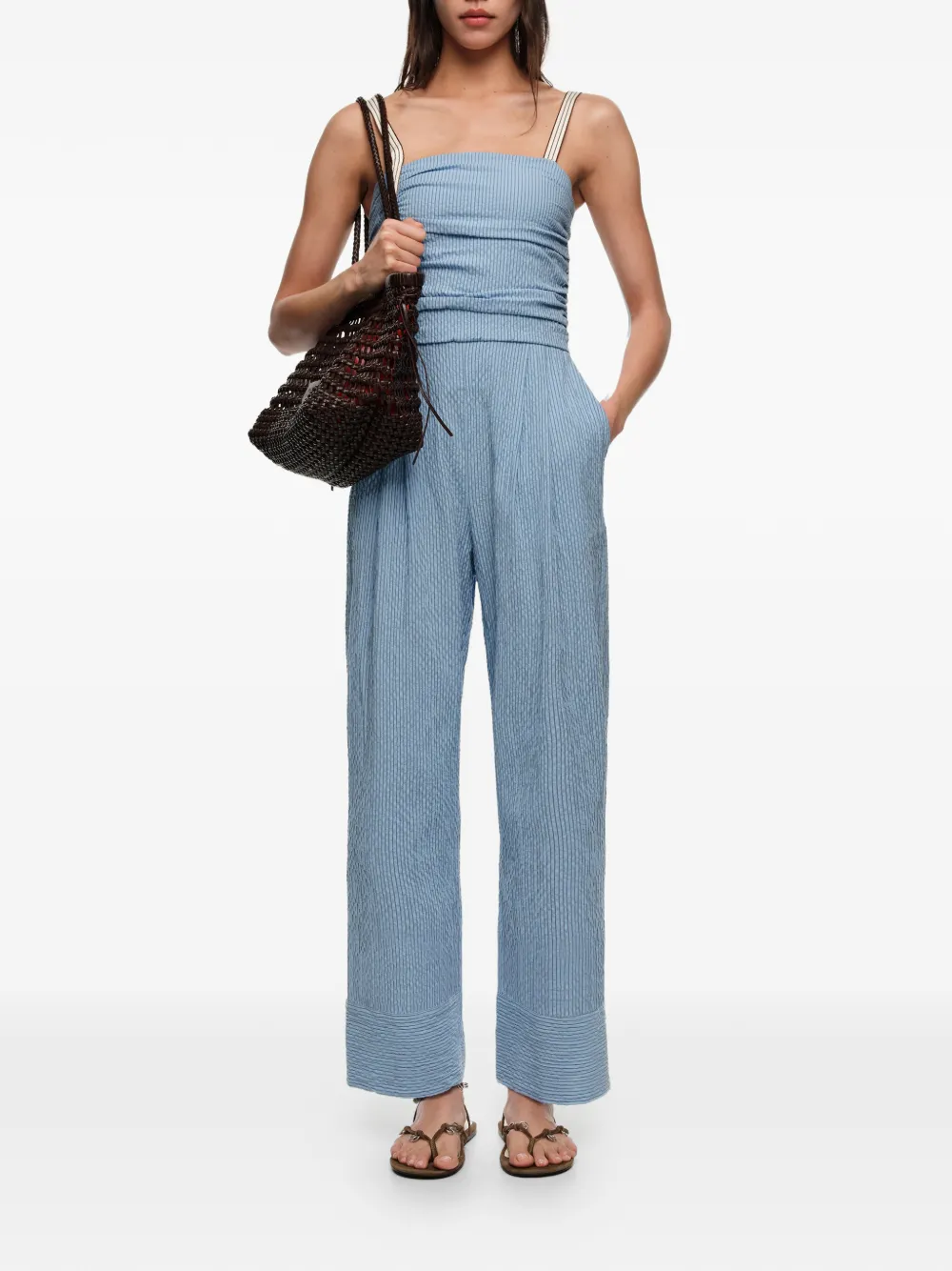  Bimba Y Lola Striped Jumpsuit - Blue 