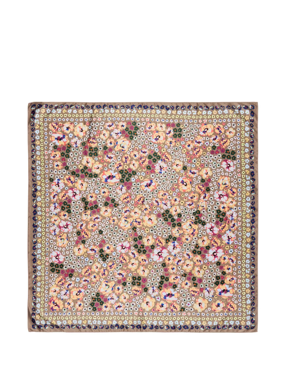 BIMBA Y LOLA Schal mit Blumenmotiv - Nude