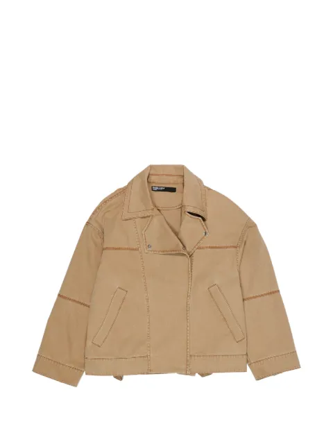 Bimba y Lola veste en cuir à boutonnière