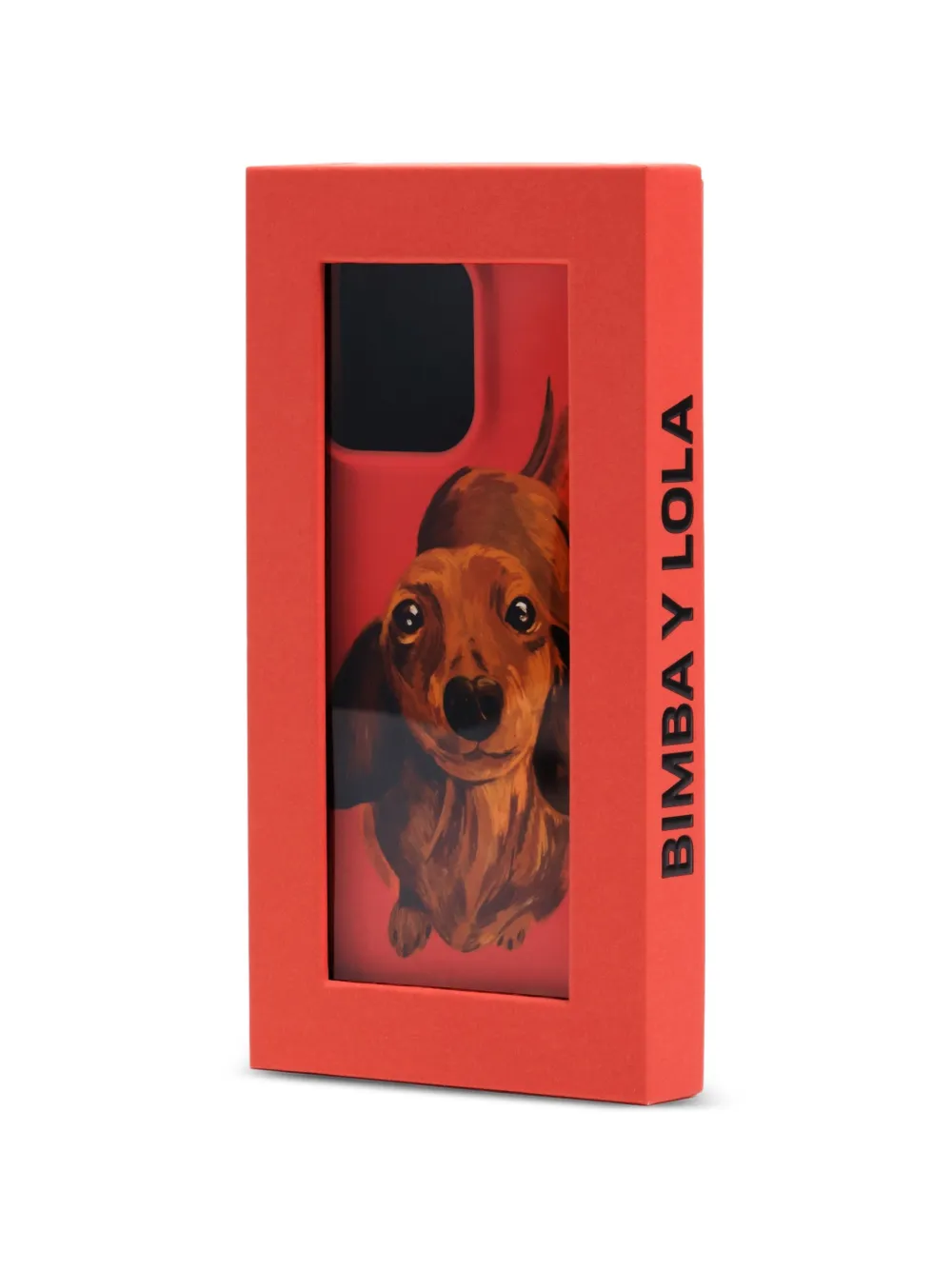  Bimba Y Lola Iphone 16 Pro Dog-print Phone Case - Red 