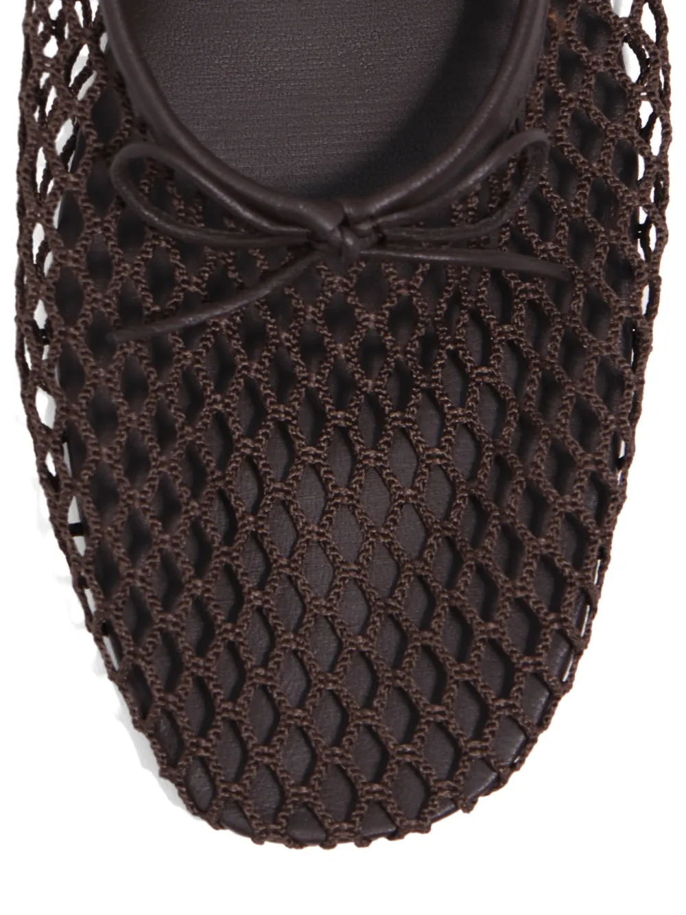 Bimba y Lola Ballerina's met strikdetail Bruin