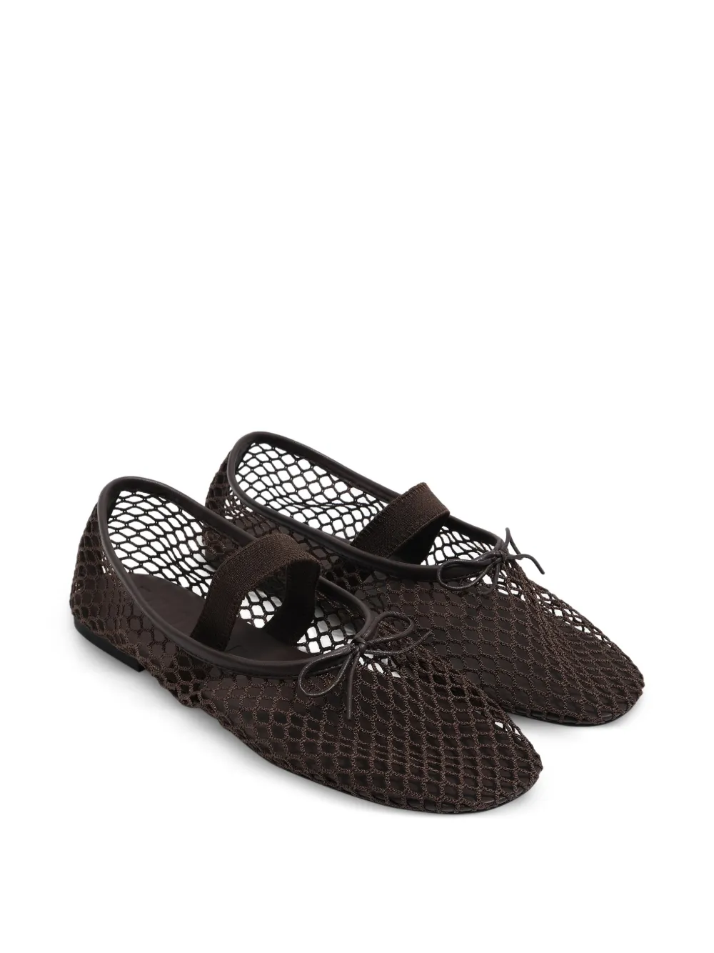 Bimba y Lola Ballerina's met strikdetail Bruin