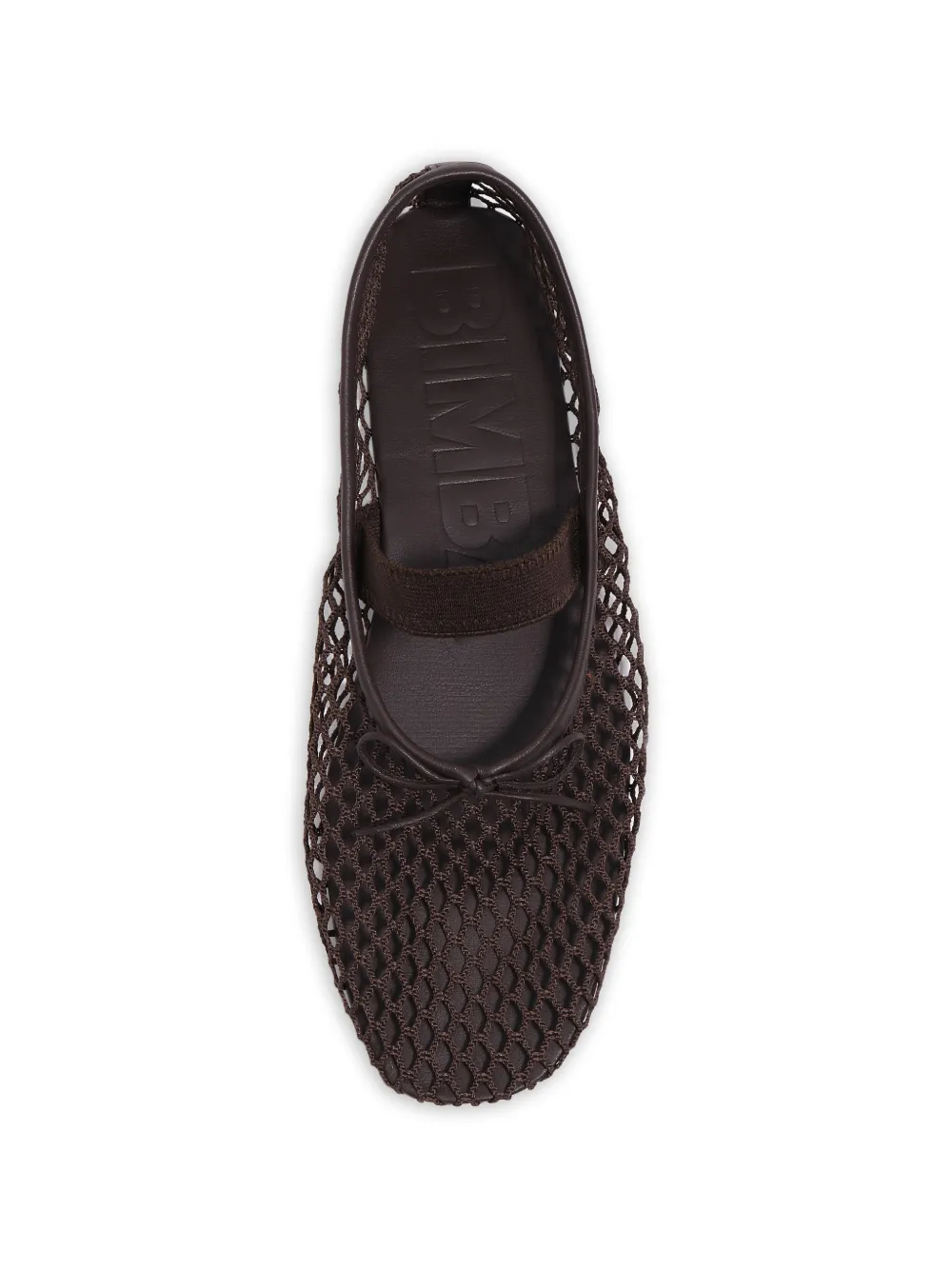 Bimba y Lola Ballerina's met strikdetail Bruin