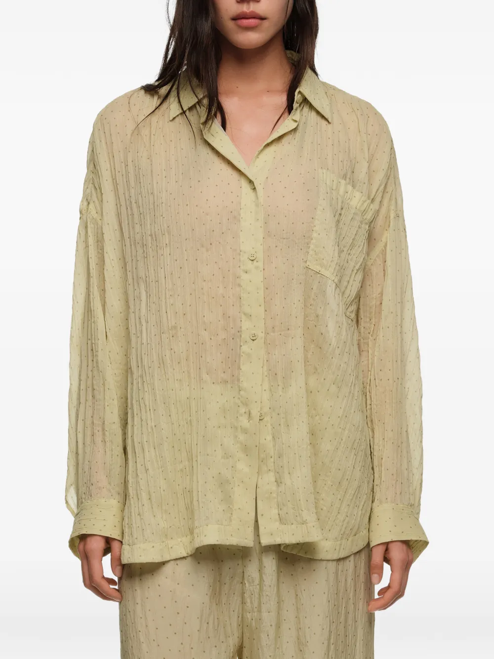  Bimba Y Lola Polka-dot Shirt - Green 