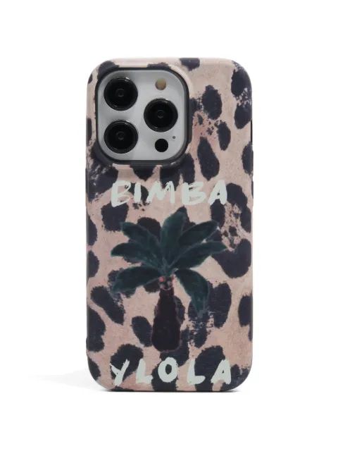 Bimba y Lola Iphone 15 Pro animal-print phone case