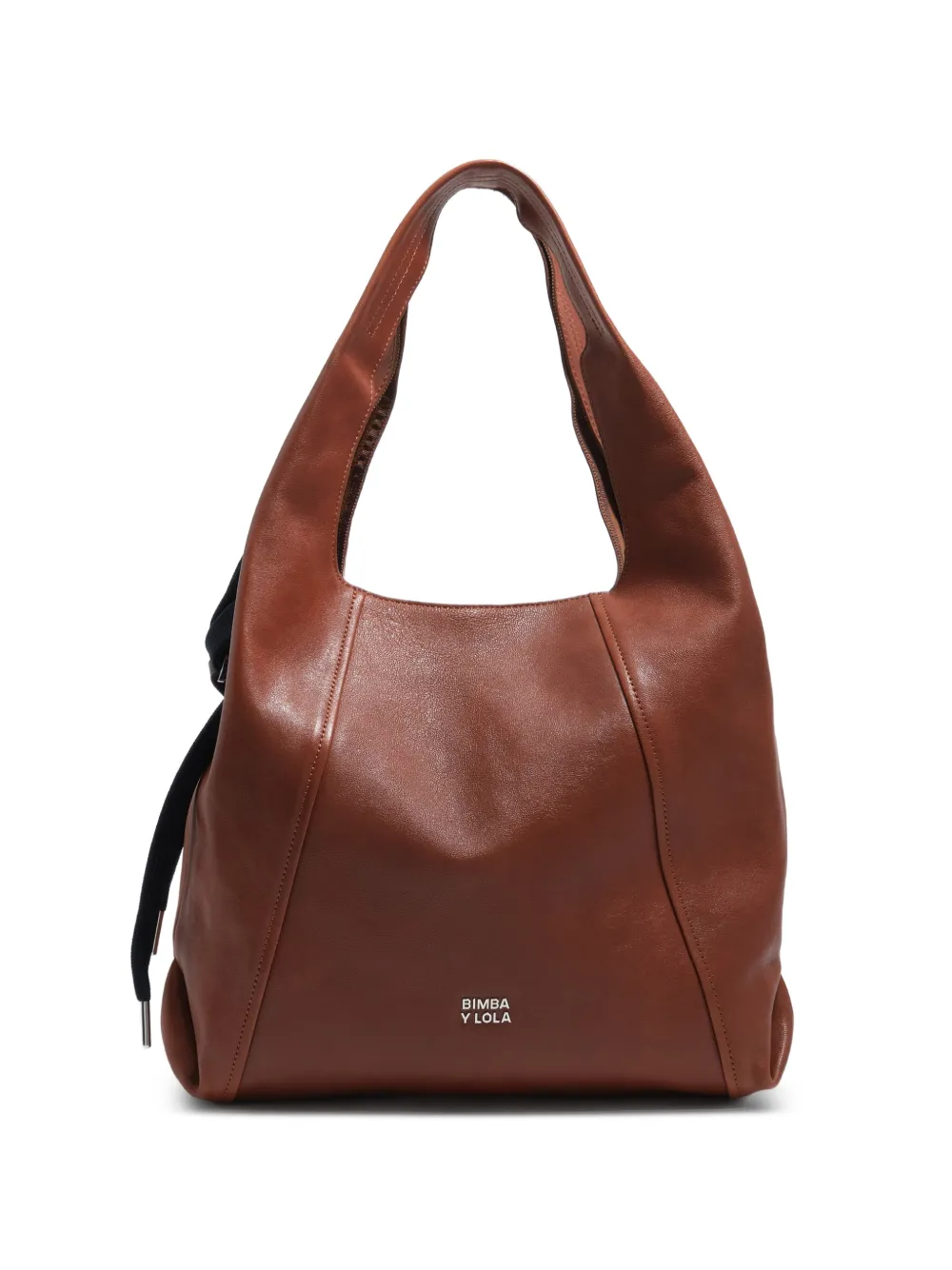 Bimba y Lola Schultertasche aus Nappaleder - Braun