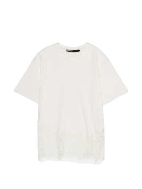 Bimba y Lola lace-trim T-shirt