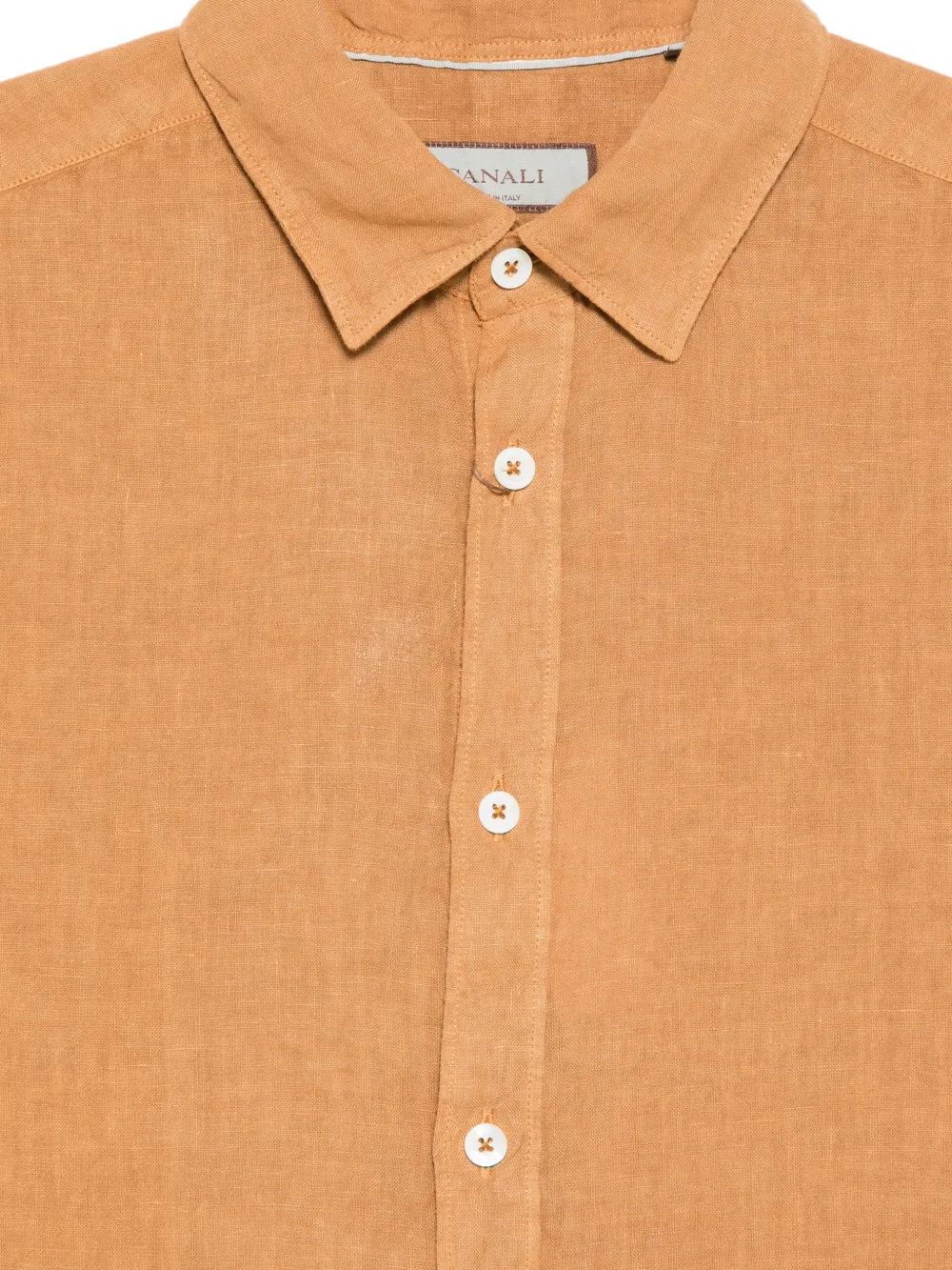 Canali Overhemd Beige