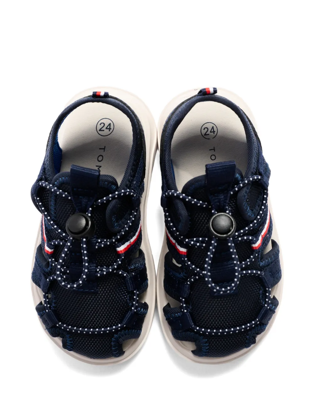 Tommy Hilfiger Junior Gestreepte sandalen Blauw