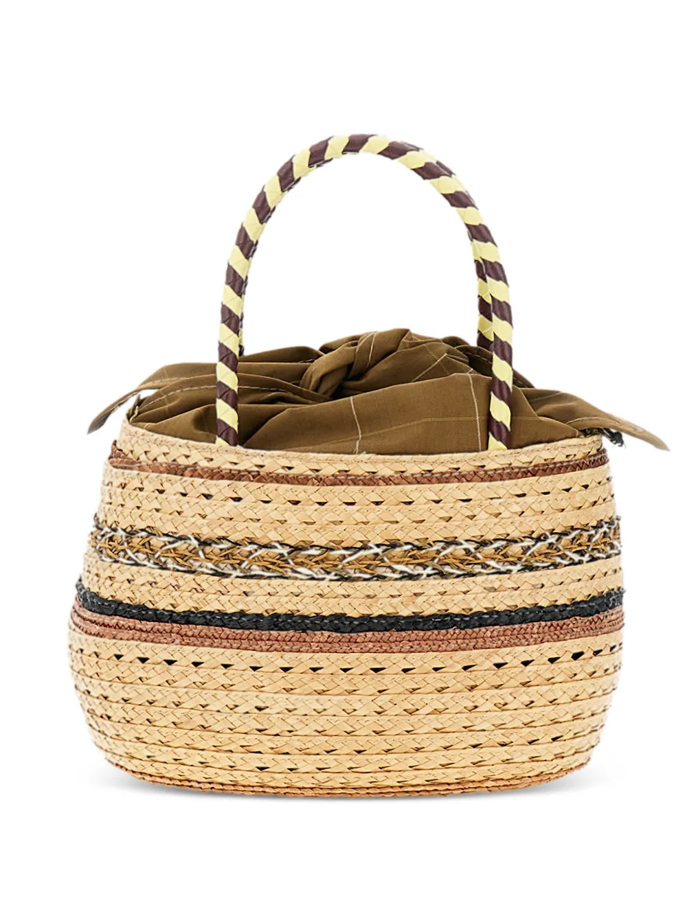 Exquisite J woven chain clutch bag - Toni neutri