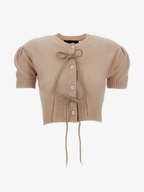 Simone Rocha tie-detail cardigan