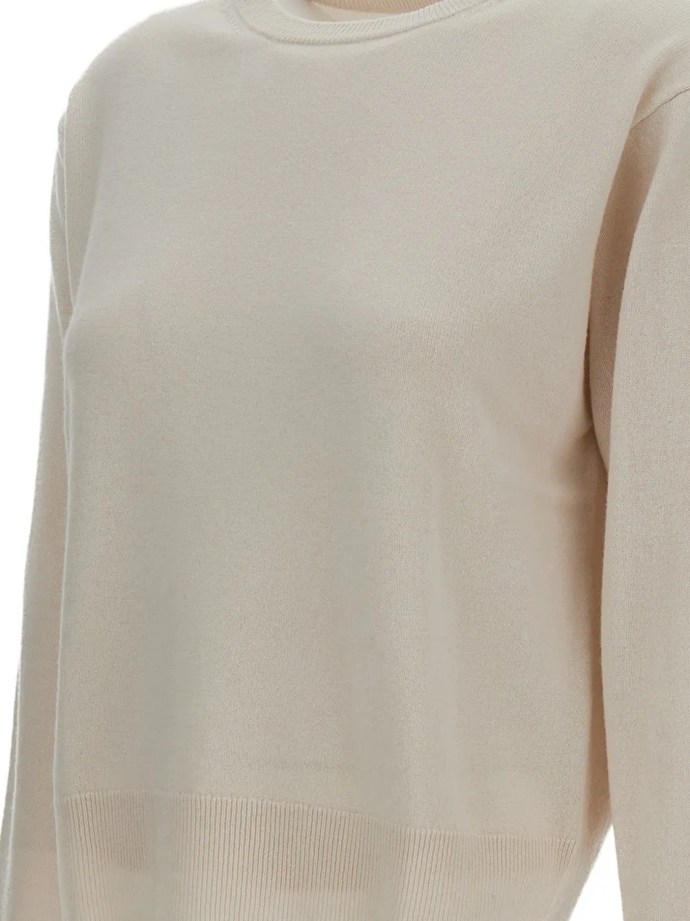 extreme cashmere March trui met ronde hals Beige