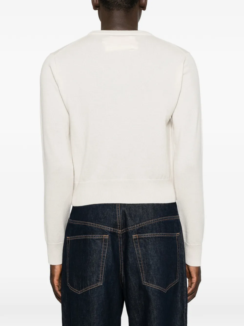 extreme cashmere March trui met ronde hals Beige