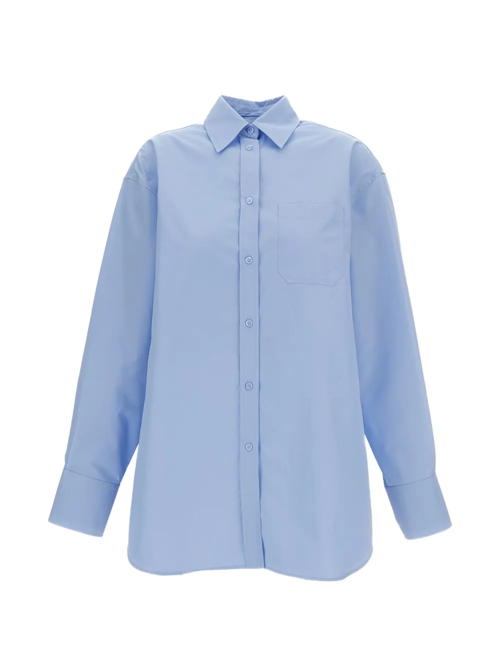 Sportmax pleated shirt dress - Blau