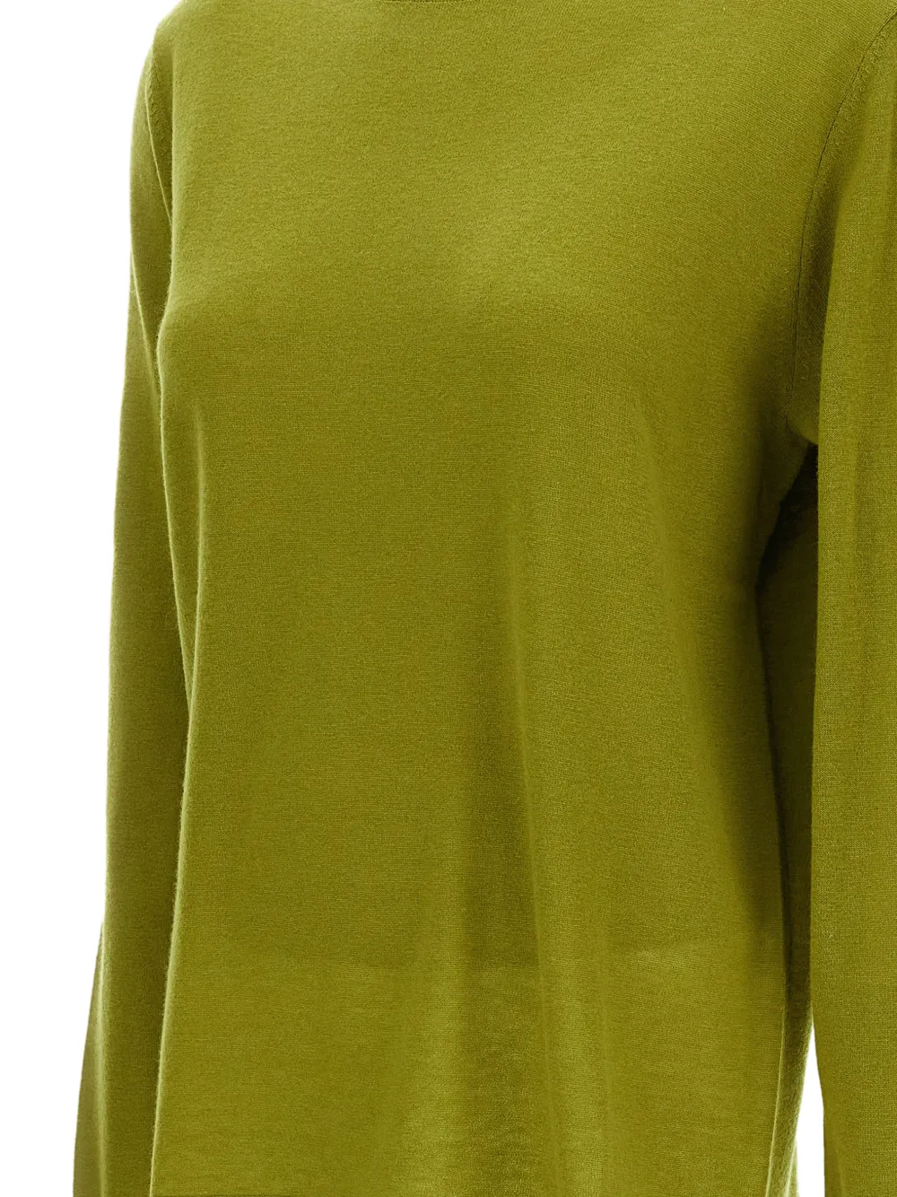 extreme cashmere Selfie trui met ronde hals Groen