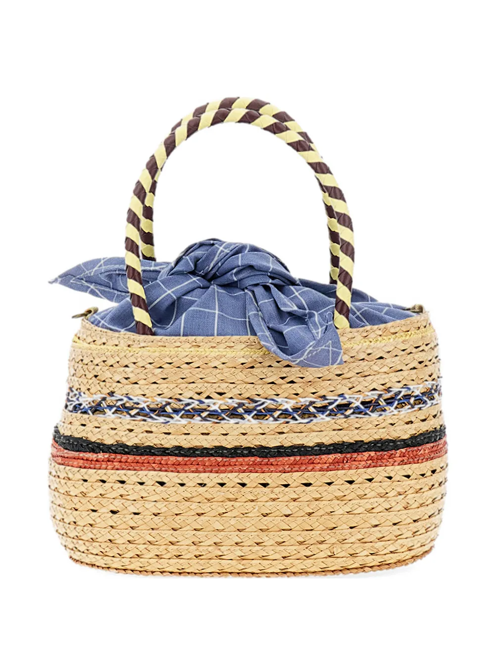 Exquisite J top-handle clutch bag - Toni neutri