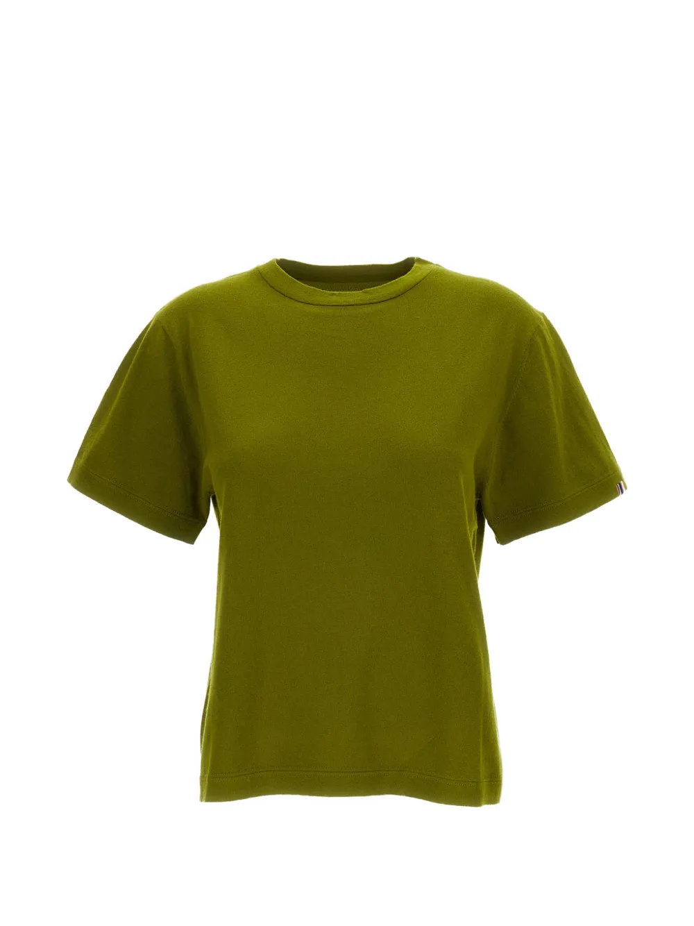 extreme cashmere short-sleeve top - Verde