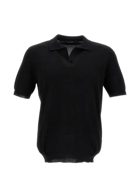 Tagliatore fine-knit polo shirt