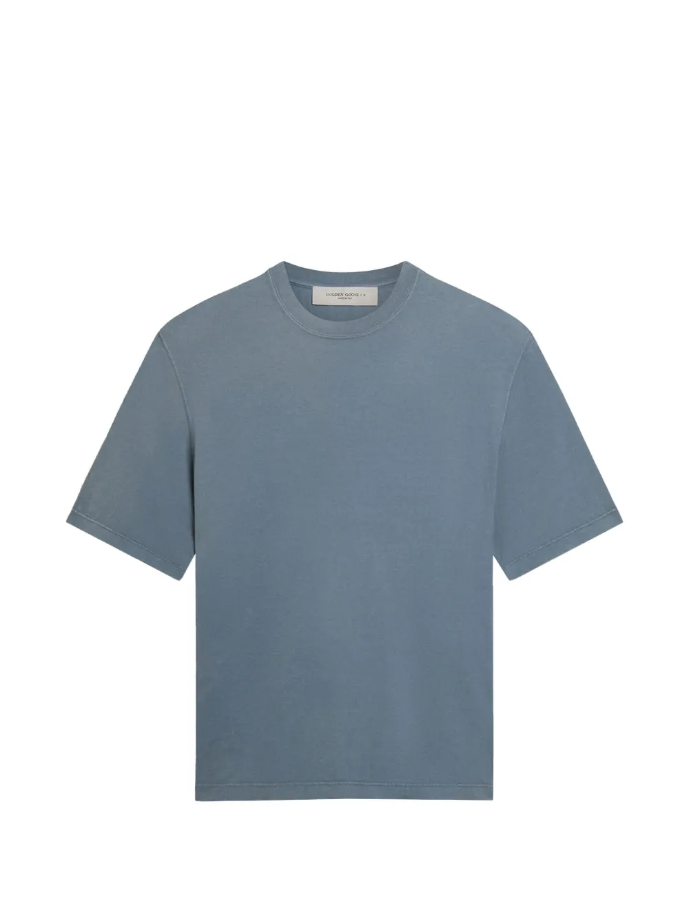 Golden Goose embroidered logo T-shirt - Blu
